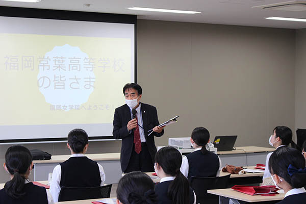 大学見学が行われました！（福岡常葉高等学校 様）
